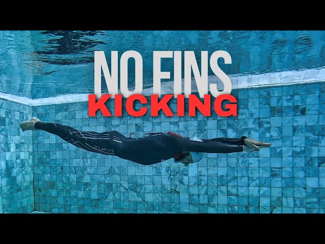 LEARN How To Do NO FINS Kicking For Freediving NOW