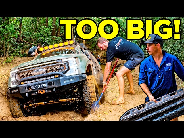 This DIDN’T go to plan! American 4WDs vs The Old Tele Track!