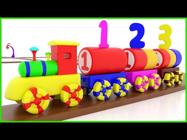 123 Train Numbers | Number Song | Number Names | 1 to 10 | Counting for Kids | Learn to Count Video