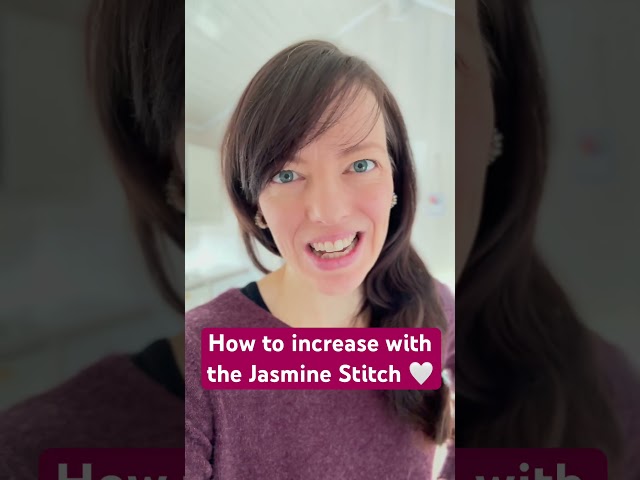 How to increase with the Jasmine Stitch - new crochet tutorial live now!