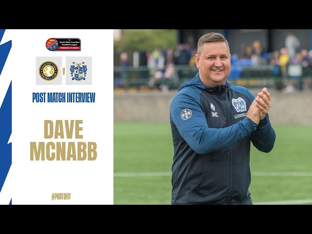 Dave McNabb - Stockport Town (a) | Post Match Interview | Bury FC