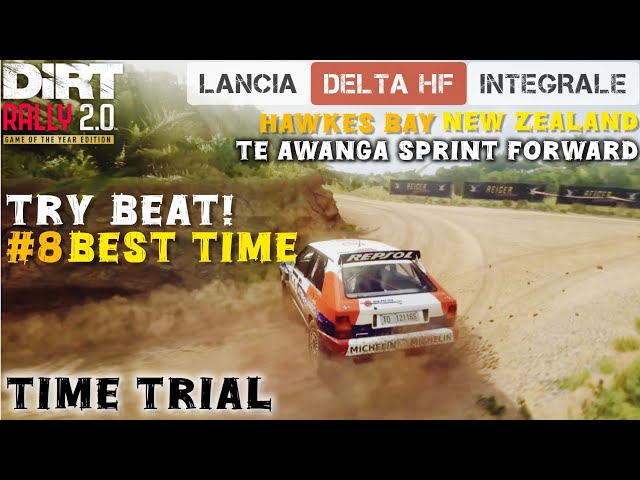 LANCIA DELTA HF INTEGRALE-GROUP A-TIME TRIAL-TE AWANGA SPRINT FORWARD-NEW ZEALAND@ja_gameplay