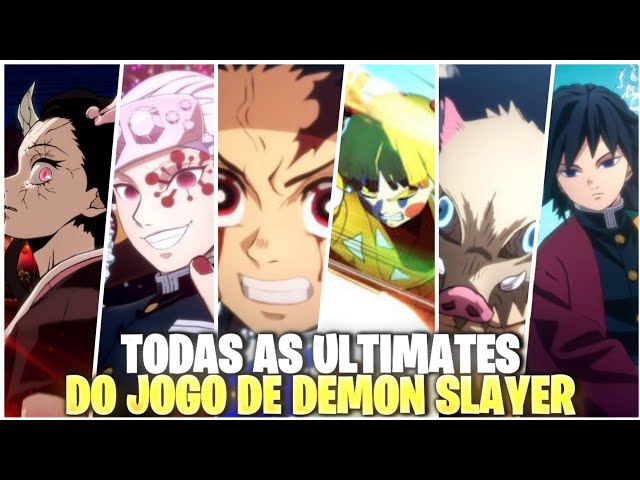 TODAS AS ULTIMATES!! | DEMON SLAYER: THE HINOKAMI CHROLICLES