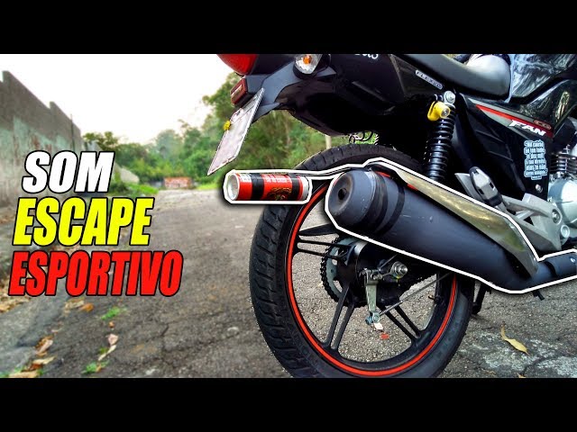 SOM DE ESCAPE ESPORTIVO EM QUALQUER MOTO