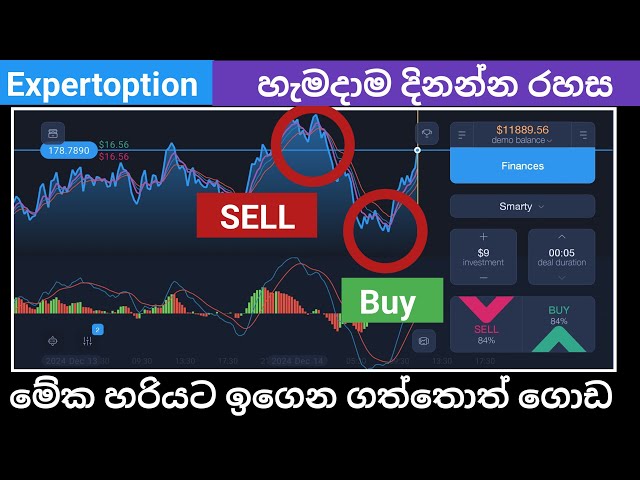 Expertoption Real Account  Live Trading Sinhala