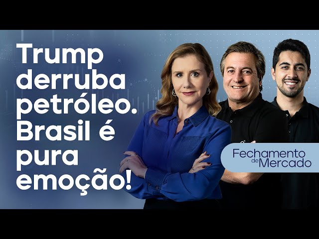 🔴 23/01/25 - TRUMP DERRUBA PETRÓLEO | BRASIL É PURA EMOÇÃO!| Fechamento de Mercado