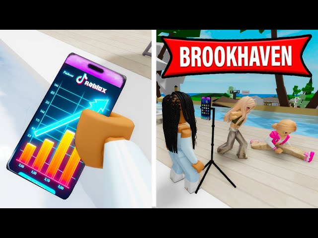 DEUX TIKTOKEUSES SE FONT LA GUERRE sur BROOKHAVEN RP ! ROBLOX FR