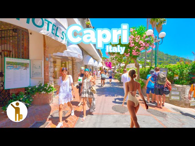 Capri, Italy 🇮🇹 - Summer 2024 - 4K 60fps HDR Walking Tour