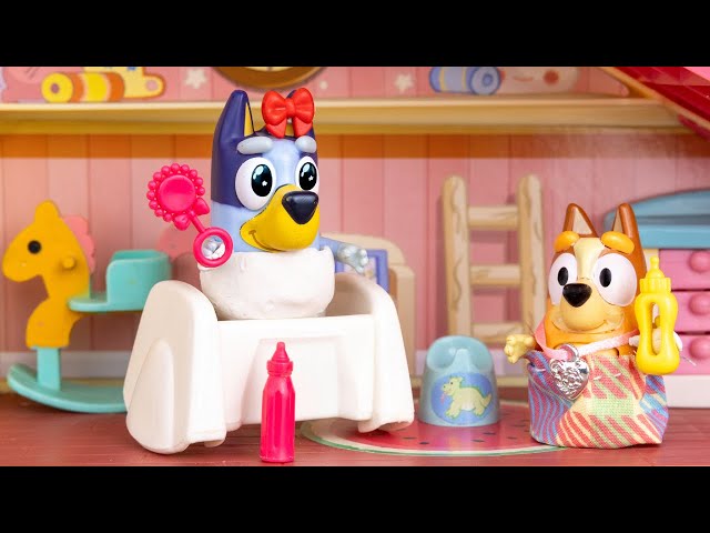 ¡BABY BLUEY Juega con Mamá Bingo! | Juguetes de Bluey en Español