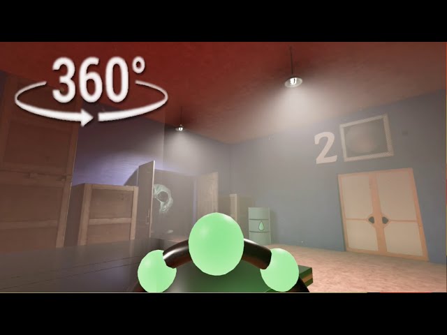 360° VR | Garten of Banban 7 Gameplay in 360 Video | Escape from Givanium Baby Monster Puzzle Room