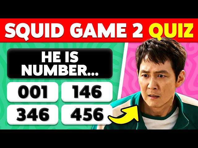 Squid Game 2 Quiz 🦑🎲✅ +30 Fun Questions about Squid Game Season 2!