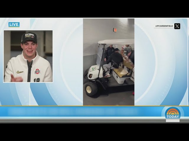 OSU's Will Howard comments on golf cart crash after National Championship game