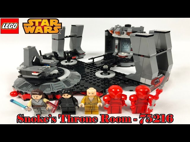 LEGO Star Wars Snoke's Throne Room (75216) Review! - Lego Star Wars