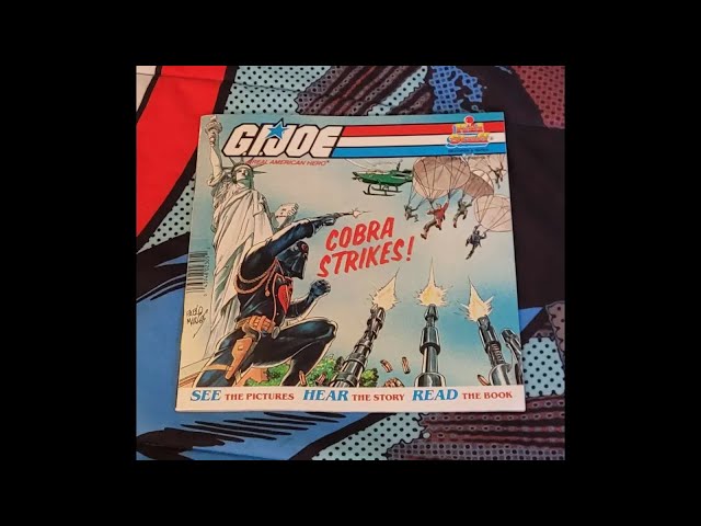 gi joe cobra strikes 1986 book on tape