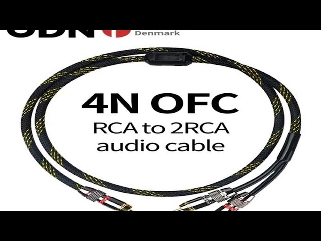 TODN HIFI 0.5m,1m,1.5m,2m,3m,5m RCA Y Adapter Cable Subwoofer Y Cable 1x Cinch to 2x Cinch