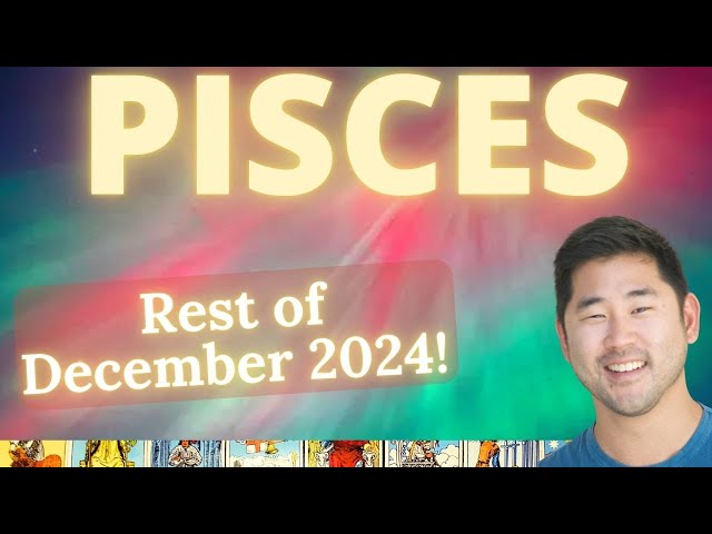 PISCES - Prepare To Celebrate BIG This Week - The Hard Part Is Over! 🙌  Dec. 23-31 Tarot Horoscope