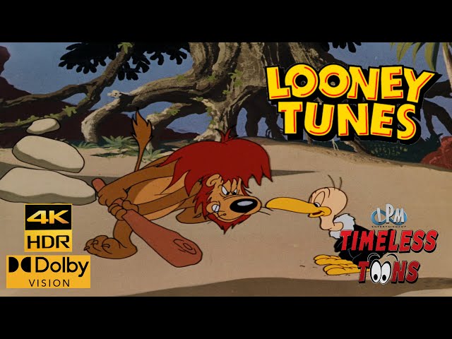 LOONEY TUNES: The Lion's Busy (Leo the Lion, Beaky Buzzard) (1950) [4K HDR Dolby Vision Remastered]