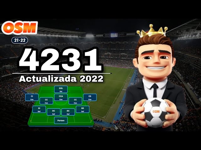 ¿CÓMO USAR LA 4231? | LAS MEJORES TÁCTICAS #3 | 🤲¡GANA PARTIDOS SIN RECIBIR GOLES!🤲|⚽ OSM 21/22 ⚽