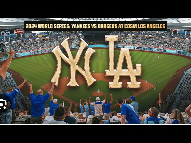 History Maker Baseball Pre-play. Game 1. Yankees in LA to face the Dodgers