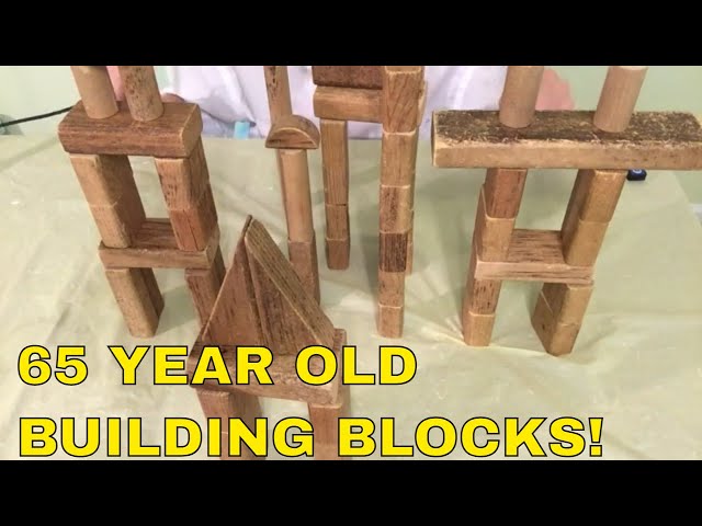 65 YEAR OLD BUILDING BLOCKS [ASMR]