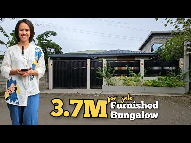 HOUSE TOUR #37: Furnished Bungalow House for Sale 3.7M ¦ LORAHousePh