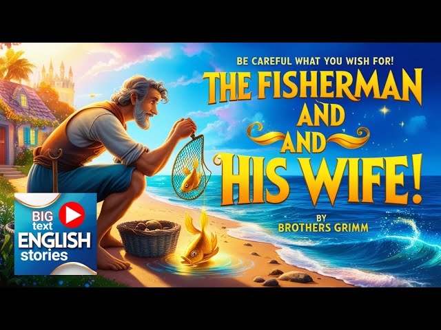 English Learning with "The Fisherman and His Wife" | Classic Moral Story | Grimm Audiobook