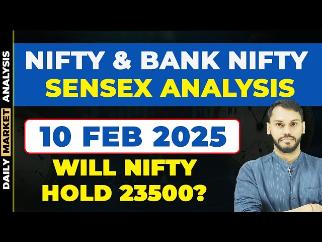 NIFTY PREDICTION FOR TOMORROW |10 FEBRUARY| BANK NIFTY PREDICTION| NIFTY LIVE TRADING| NIFTY EXPIRY