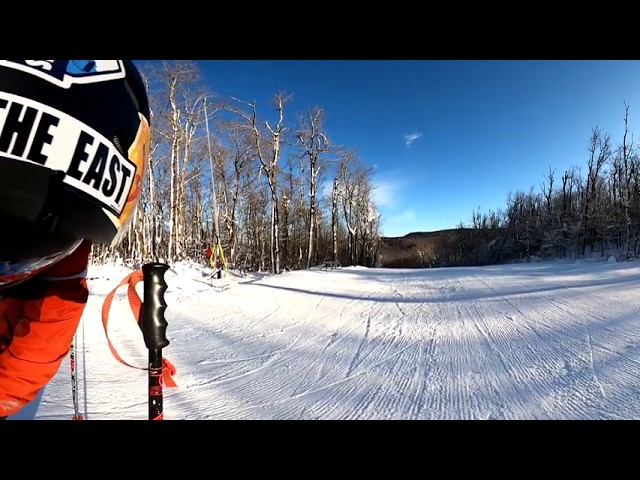 Mt Sunapee - Fox Run to Lower Wingding 12/19/19 GoPro MAX 360 VR 4k