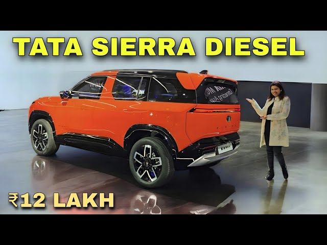 Tata Sierra Diesel Launched - New Diesel Monster ?