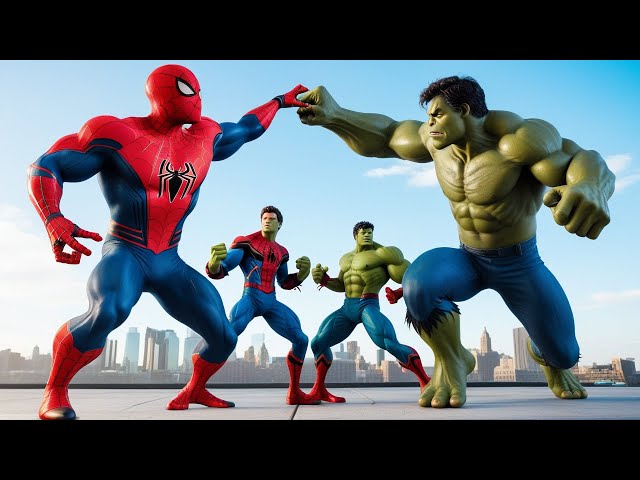 IRON MAN Vs Evolution HULK, SPIDERMAN, JOKER: Who Is The King Of Super Heroes ? | LIVE STORY ACTION