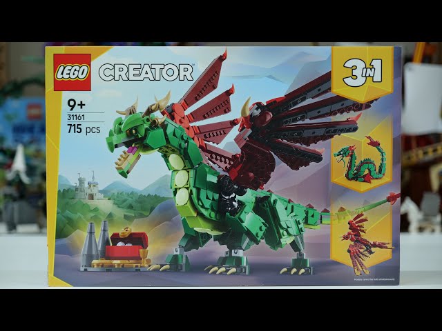 LEGO Creator 31161 Medieval Dragon - LEGO Speed Build Review