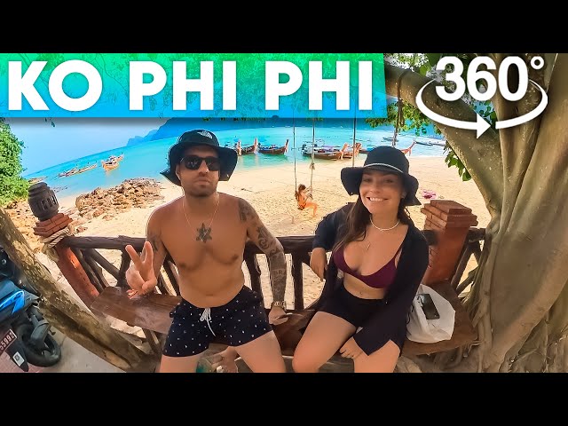 【 360º 】❌ KO PHI PHI ISLAND ❌【 WALKING TOUR  IN VIRTUAL REALITY 4K 】