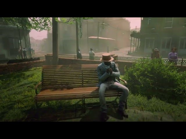 Red Dead Redemption 2 City of Saint Denis, slow walk ambience