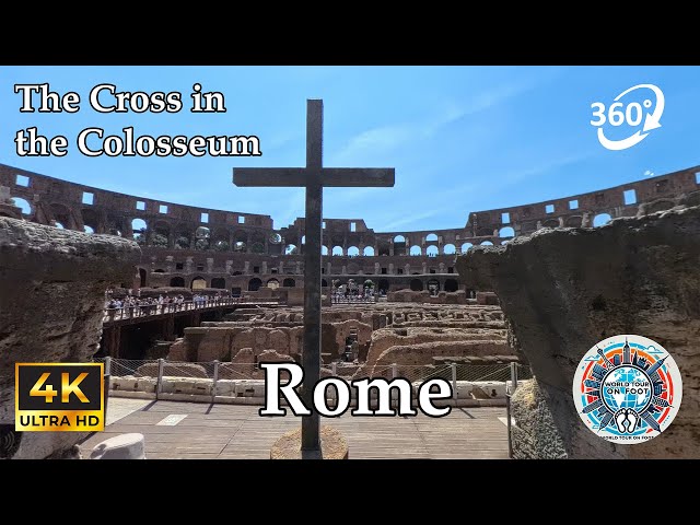 🇮🇹 The Cross in the Colosseum: A Symbol of Faith and History in Rome