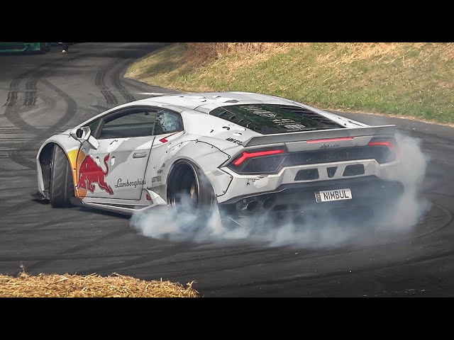 Best of Drift Cars at Festival of Speed 2019: 2JZ Supra MK5, Mad Mike' Lamborghini, GT86 Ferrari V8