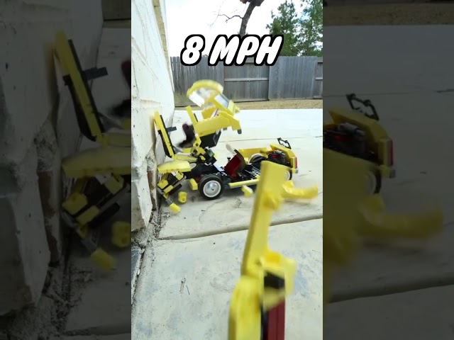 1-10 mph Lego car crash…