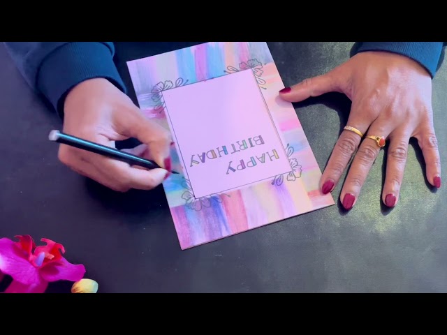 Handmade Birthday Card Making | How to make Birthday Card | DIY Card