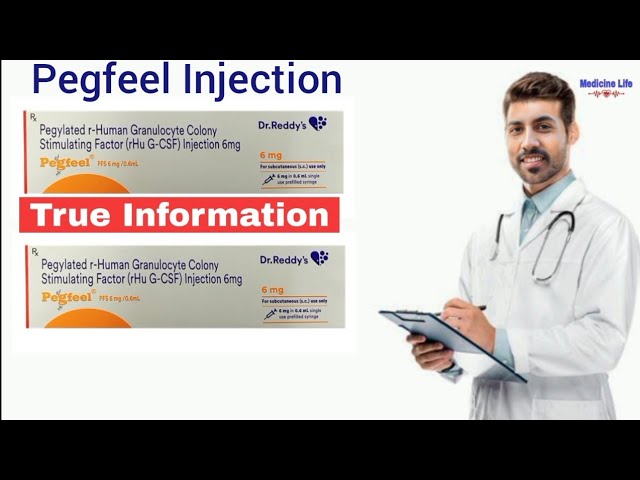 Pegfeel Injection uses dose benefits Side effects in hindi || Pegylated injection review in hindi