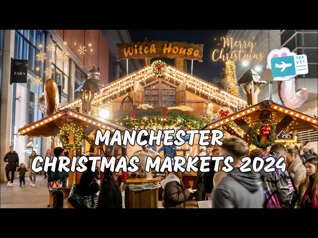 2024 Manchester Christmas Markets First Day 4K #christmasmarket #manchester