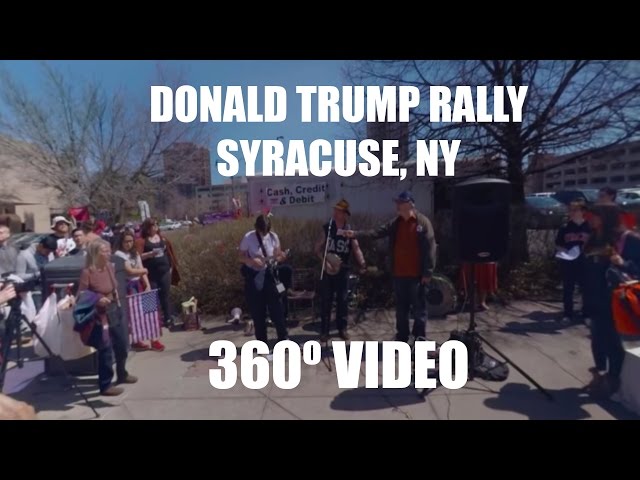 Trump Rally/Protest Syracuse NY