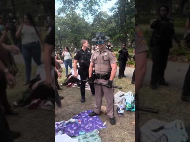 Raw footage: UF campus arrests Part 2