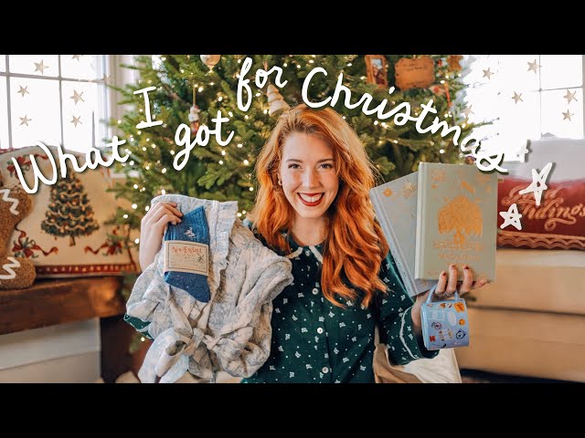 What I Got For Christmas 2024 || bookish, cozy, feminine, vintage