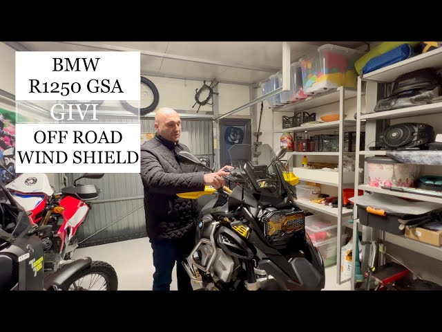 2021 BMW R1250 GSA offroad wind shield NOT OK