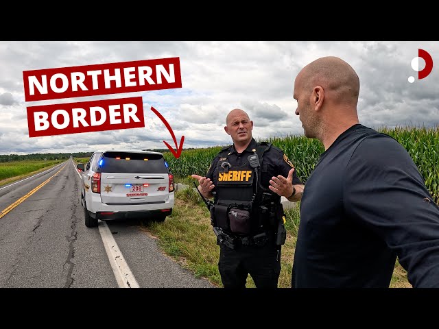 At US/Canada Border With Sheriff's Office (exclusive access)