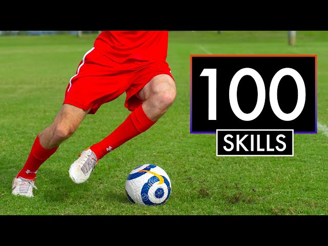 The 100 BEST SKILL MOVES in Football or Soccer