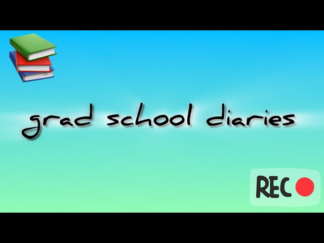 grad school diaries #1, MLIS degree, first class review