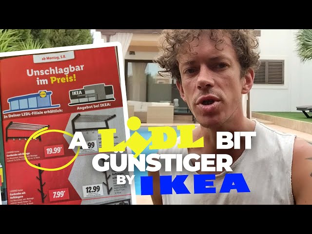 LIDL 🆚 IKEA im Preiskampf 🤣 "A LIDL BIT GÜNSTIGER"