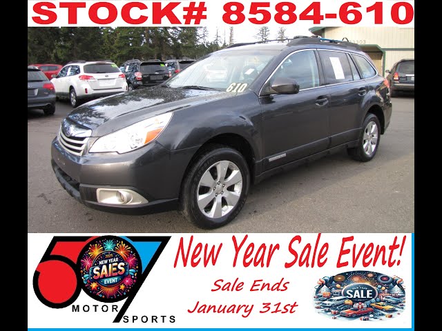 2012 Subaru Outback 2.5i STK: 8584-610