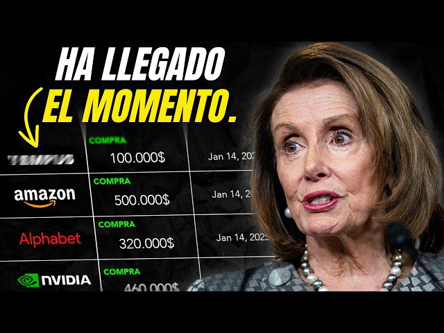 Nancy Pelosi muestra su ESTRATEGIA de INVERSIÓN para pasar de 200.000$ a 270M$ en 10 años