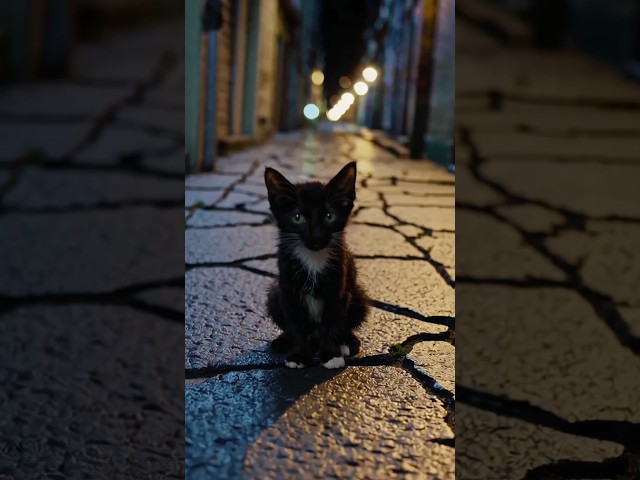 No Words, No Tears… Just a Look That Says Everything. 💔🥺 #sadstory #cat #catlover #kitten #fyp